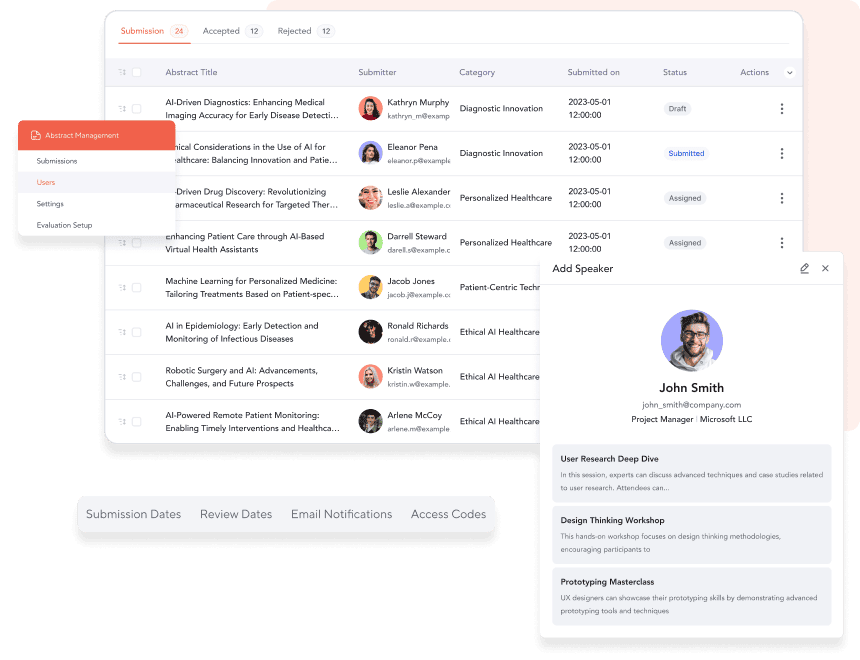 Simplify Speaker Management And Abstract Submissions.-min