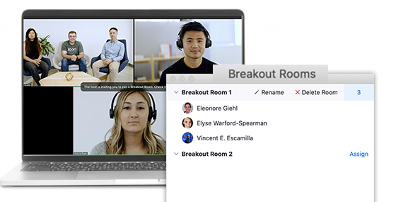 Zoom breakout room