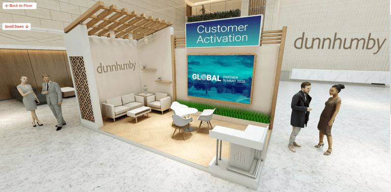 Customer aviation virtual booth