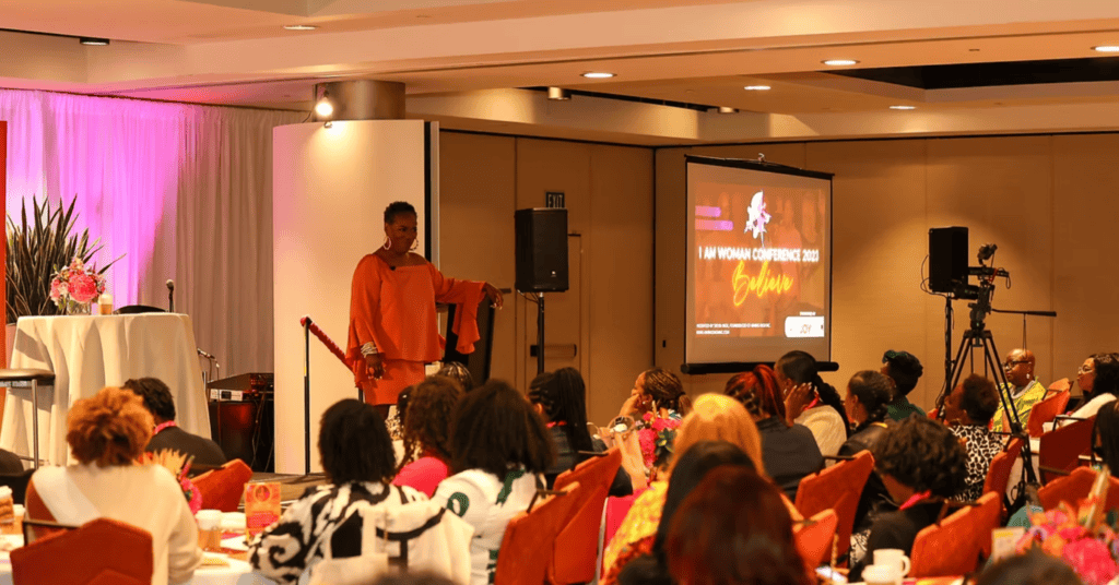 A picture from the previous I am Woman Conference