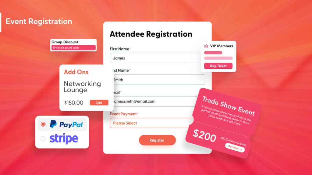 event registration compatibility